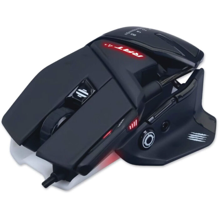 Mad Catz The Authentic R.A.T. 4+ Optical Gaming Mouse, Black