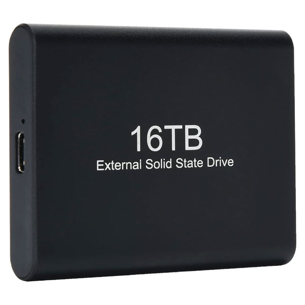 External Solid State Drive，External Hard Drive 16TB Portable Hard Drive External Hard Drive High Speed USB 3.1 External HDD 16TB for Mac, PC, Laptop