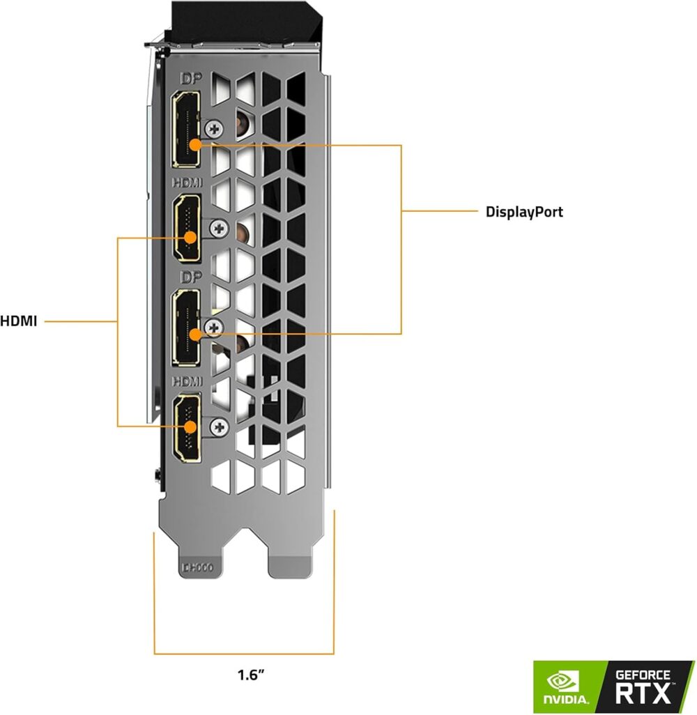GIGABYTE GeForce RTX 3060 Gaming OC 12G (REV2.0) Graphics Card, 3X WINDFORCE Fans, 12GB 192-bit GDDR6, GV-N3060GAMING OC-12GD REV2.0 Video Card - Image 8