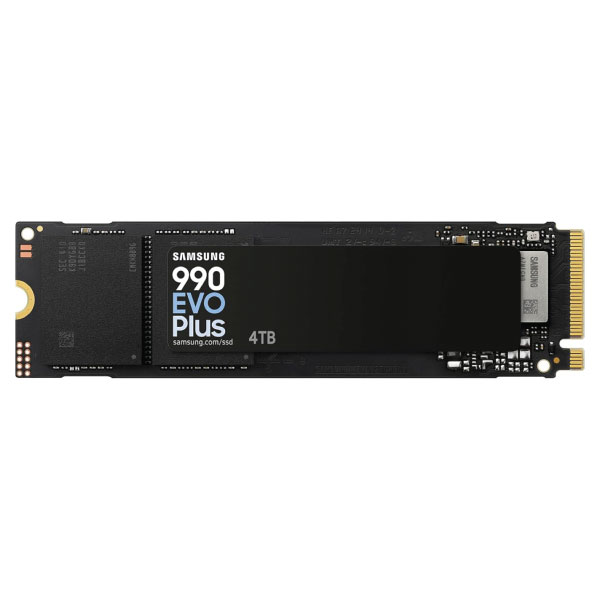 SAMSUNG 990 EVO Plus SSD 4TB, PCIe 4.0 x4 M.2 2280, Speeds Up-to 7,250MB/s, Upgrade Storage for PC/Laptops, HMB Technology and Intelligent Turbowrite (MZ-V9S4T0B/AM)