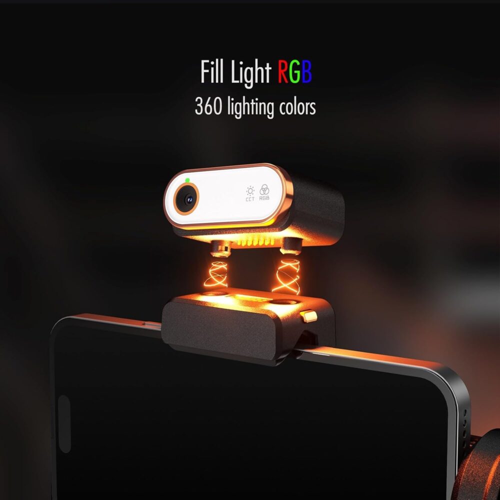 Hohem iSteady M7 Gimbal Stabilizer for iPhone,Phone Gimbal/Smartphone Gimbal w/AI Tracking,Detachable Touchscreen Remote,Extension Pole,Magnetic Fill Light for Video Recording - Hohem M6 Kit Upgrade - Image 6