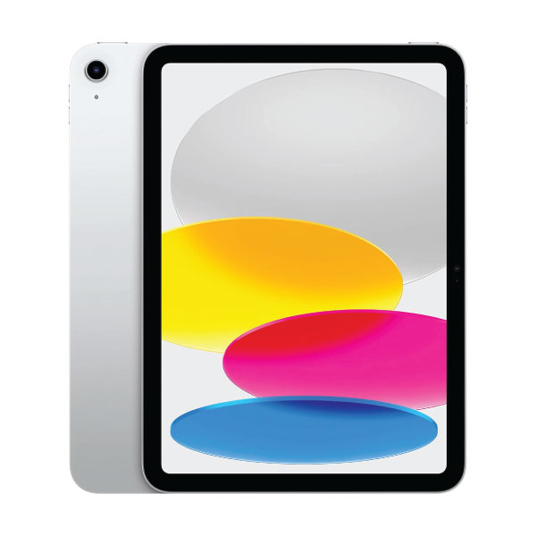 Apple iPad (10th Generation): with A14 Bionic chip, 10.9-inch Liquid Retina Display, 64GB, Wi-Fi 6, 12MP front/12MP Back Camera, Touch ID, All-Day Battery Life – Silver