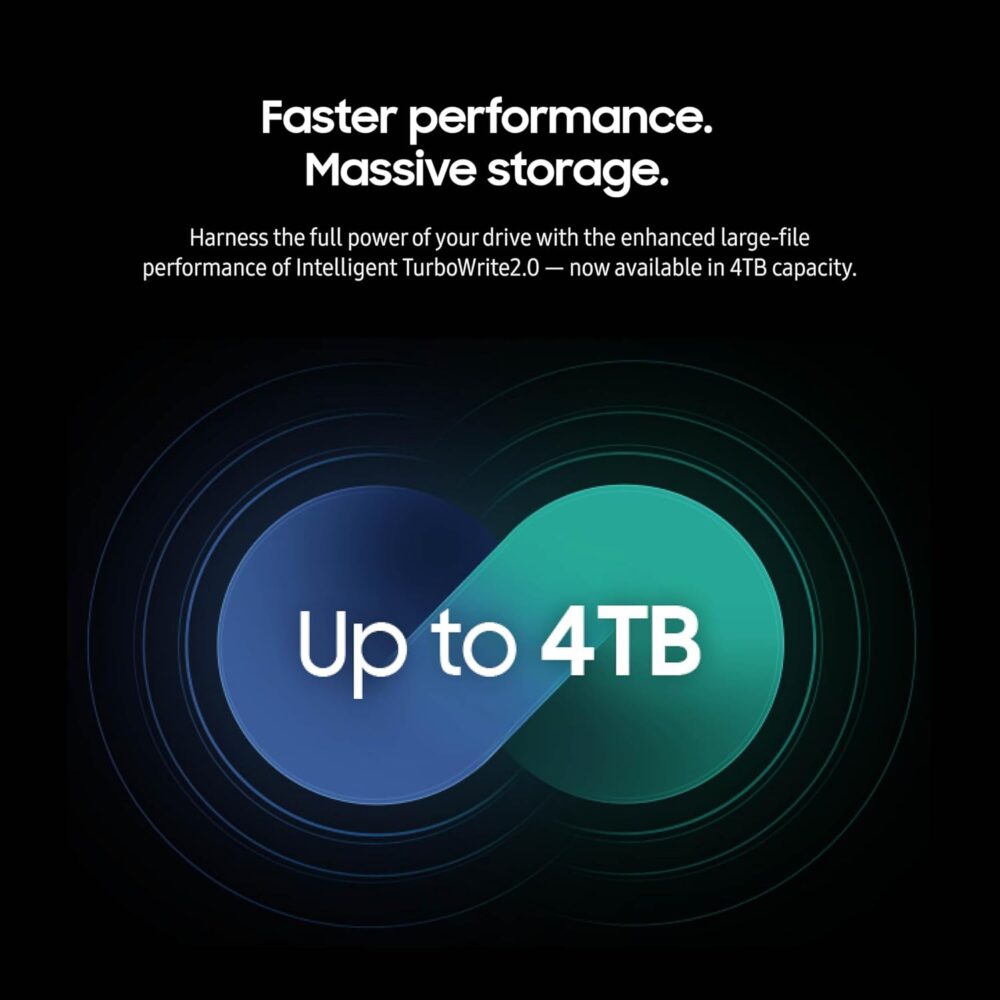 SAMSUNG 990 EVO Plus SSD 4TB, PCIe 4.0 x4 M.2 2280, Speeds Up-to 7,250MB/s, Upgrade Storage for PC/Laptops, HMB Technology and Intelligent Turbowrite (MZ-V9S4T0B/AM) - Image 6