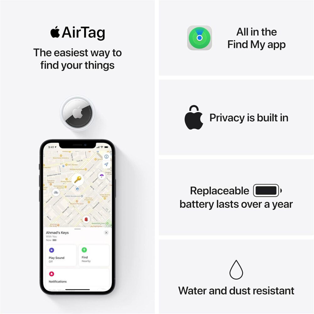 Apple New Apple AirTag 4 pack - Image 2