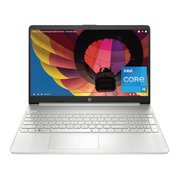 HP 15.6 inch Laptop, FHD Display, 12th Gen Intel Core i5, 16 GB RAM, 512 GB SSD, Intel Iris Xe Graphics, Windows 11 Home, 15-dy5399nr (2023)