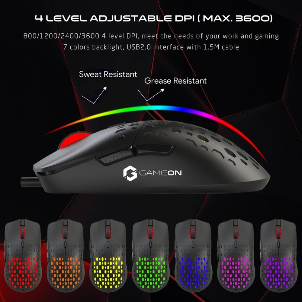 GAMEON CYPHER XL All-In-One Bundle (Keyboard, Headset, Mouse & Mousepad) [windows] - Image 3