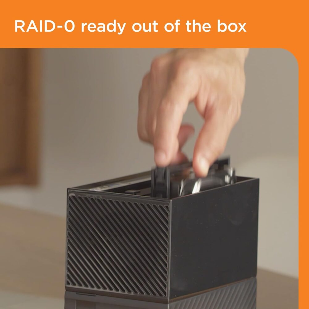 WD 16TB My Book Duo Desktop RAID External Hard Drive HDD, USB 3.1, With Password Protection and Auto Backup Software - WDBFBE0160JBK-NESN - Image 2