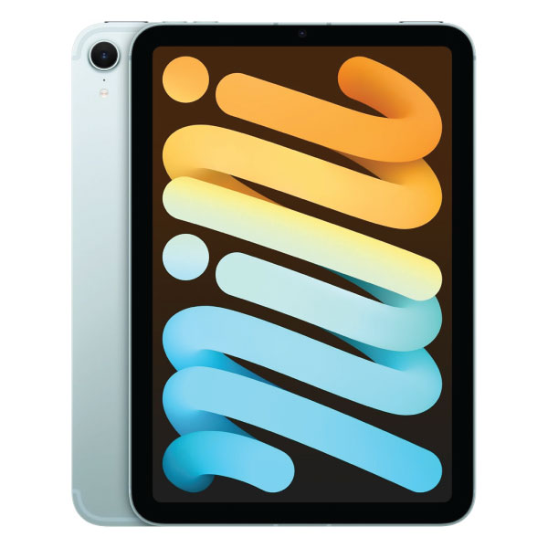 Apple iPad Mini (A17 Pro): Apple Intelligence, 8.3-inch Liquid Retina Display, 128GB, Wi-Fi 6E + 5G Cellular, 12MP Front/12MP Back Camera, Touch ID, All-Day Battery Life — Blue