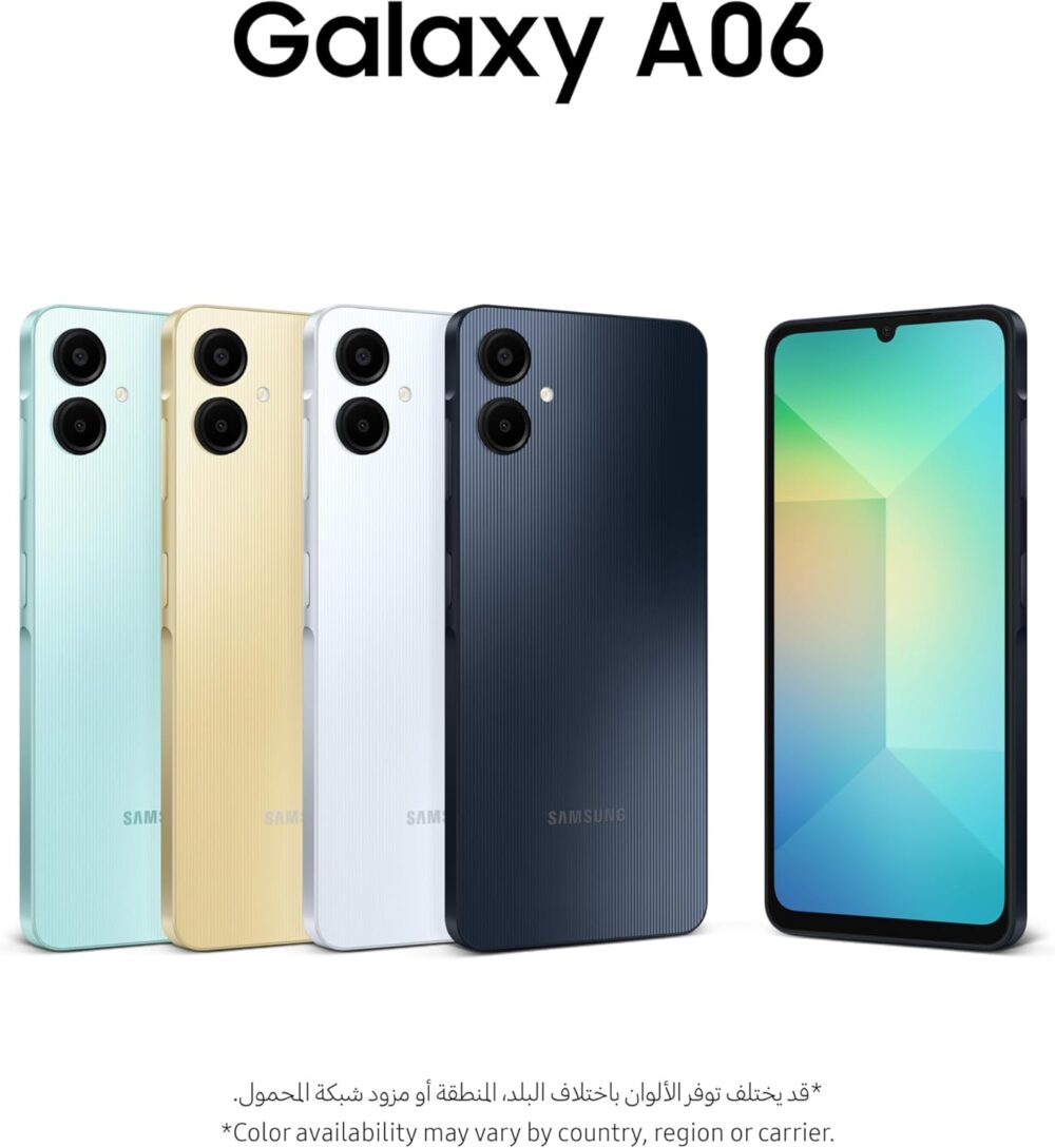 Samsung Galaxy A06 LTE, Android Smartphone, Dual SIM Mobile Phone, 4GB RAM, 64GB Storage, Black (UAE Version) - Image 4