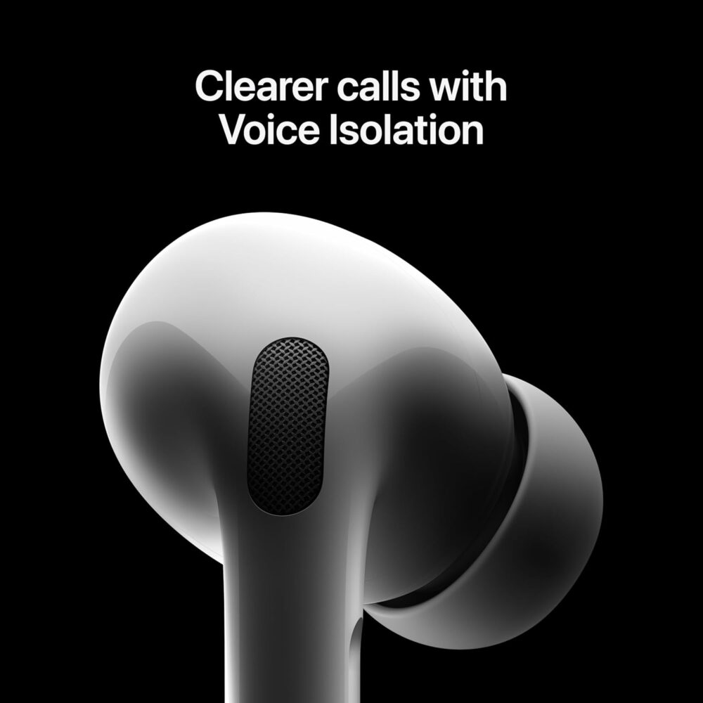 Apple AirPods Pro 2 Wireless Earbuds, Bluetooth Headphones, Active Noise Cancellation, Hearing Aid Feature, Transparency, Personalized Spatial Audio, High-Fidelity Sound, H2 Chip, USB-C Charging - Image 5