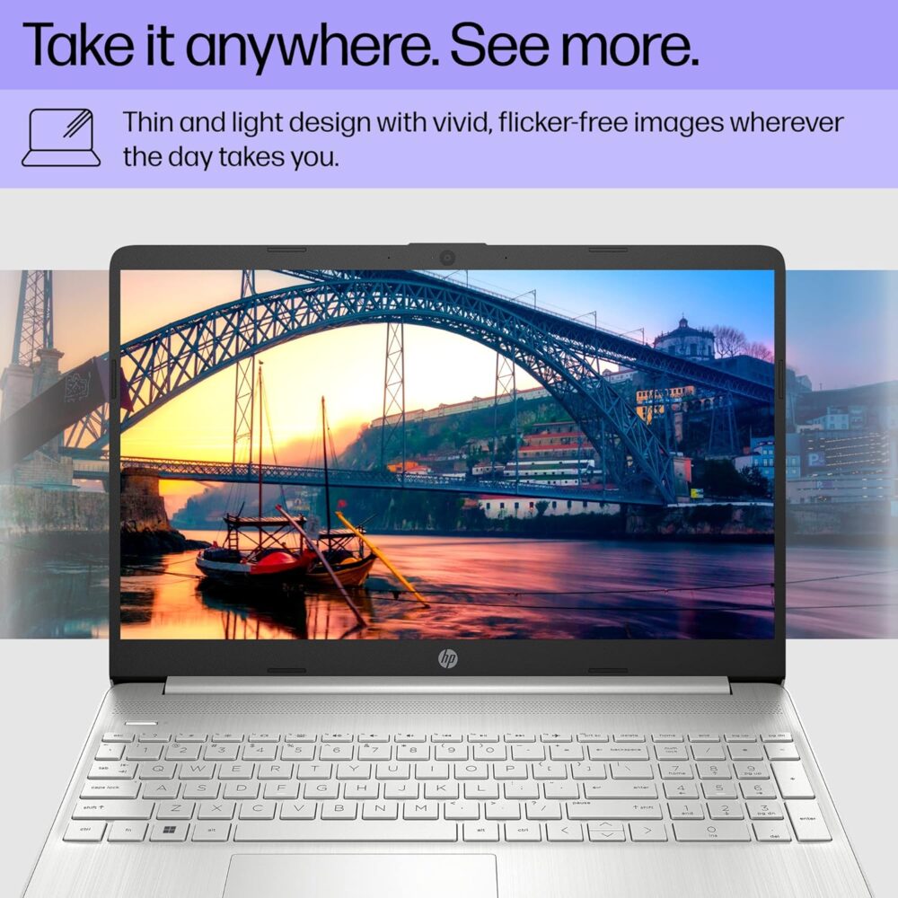 HP 15.6 inch Laptop, FHD Display, 12th Gen Intel Core i5, 16 GB RAM, 512 GB SSD, Intel Iris Xe Graphics, Windows 11 Home, 15-dy5399nr (2023) - Image 6