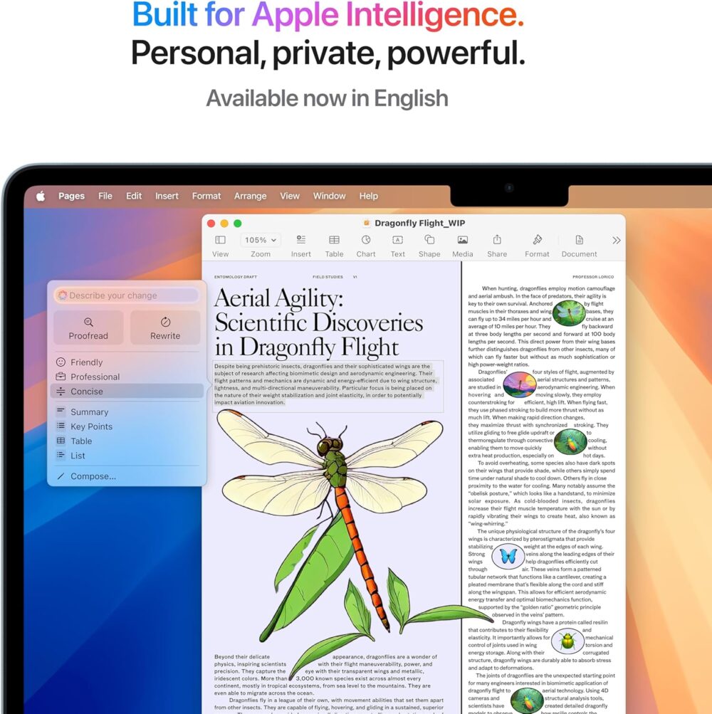 Apple 2025 MacBook Air (13-inch, Apple M4 chip with 10-core CPU and 10-core GPU, 16GB Unified Memory, 512GB) - Sky Blue;Arabic/English - Image 6