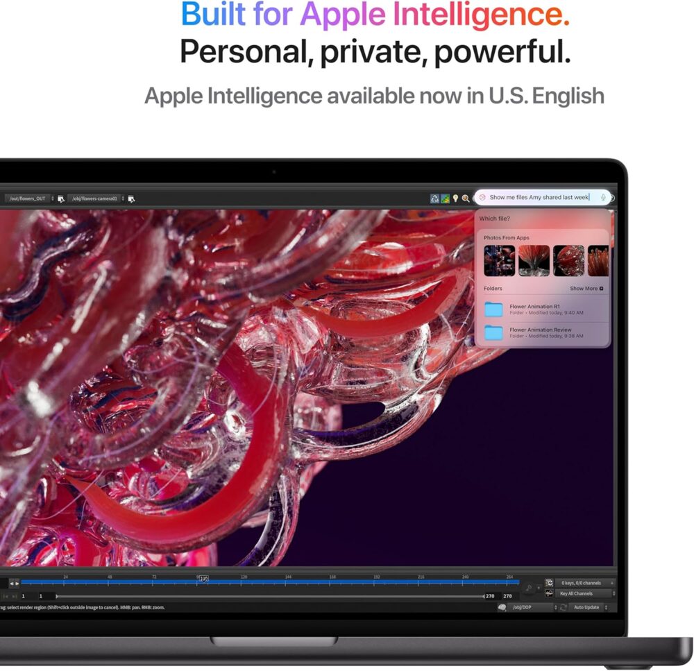 Apple 2024 MacBook Pro (14-inch, Apple M4 chip with 10-core CPU and 10-core GPU, 16GB Unified Memory, 512GB) - Silver - Image 4