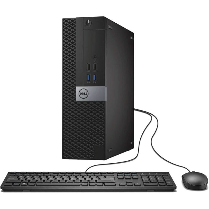 Dell Optiplex 7040 Business SFF Computer Small Tower PC (Intel Core i5-6500, 16GB Ram, 256GB SSD, DVD-RW, WiFi) Win 10 Pro
