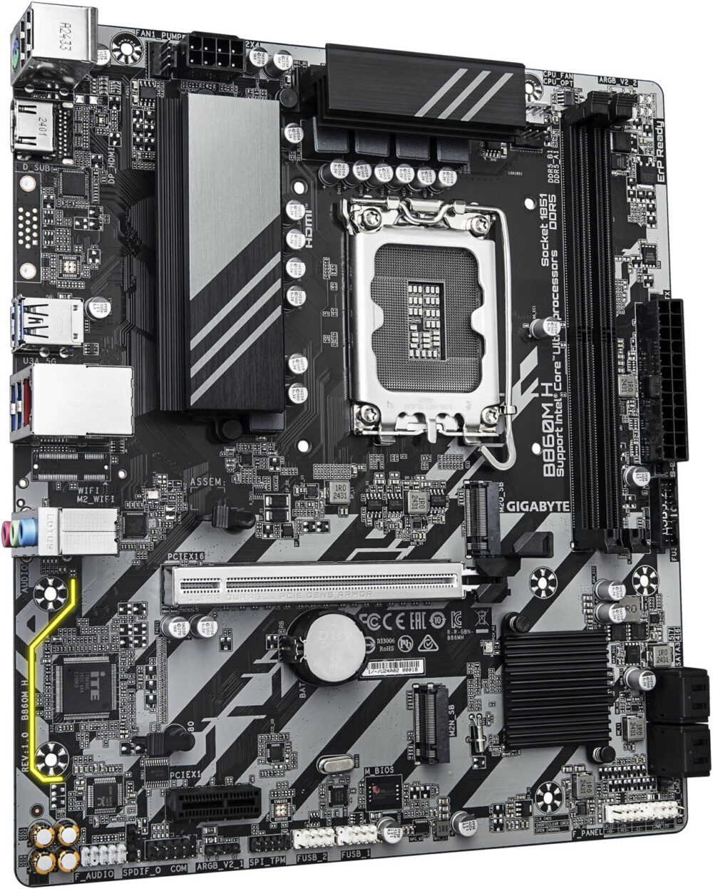 GIGABYTE B860M H LGA 1851 M-ATX Motherboard - Image 3