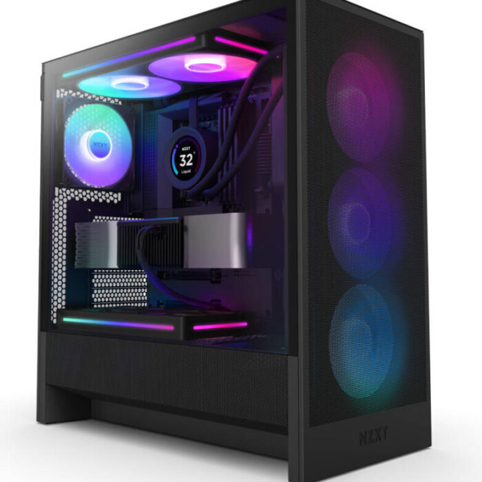 NZXT H5 Flow RGB 2024 Edition Compact ATX Mid-Tower Airflow Case