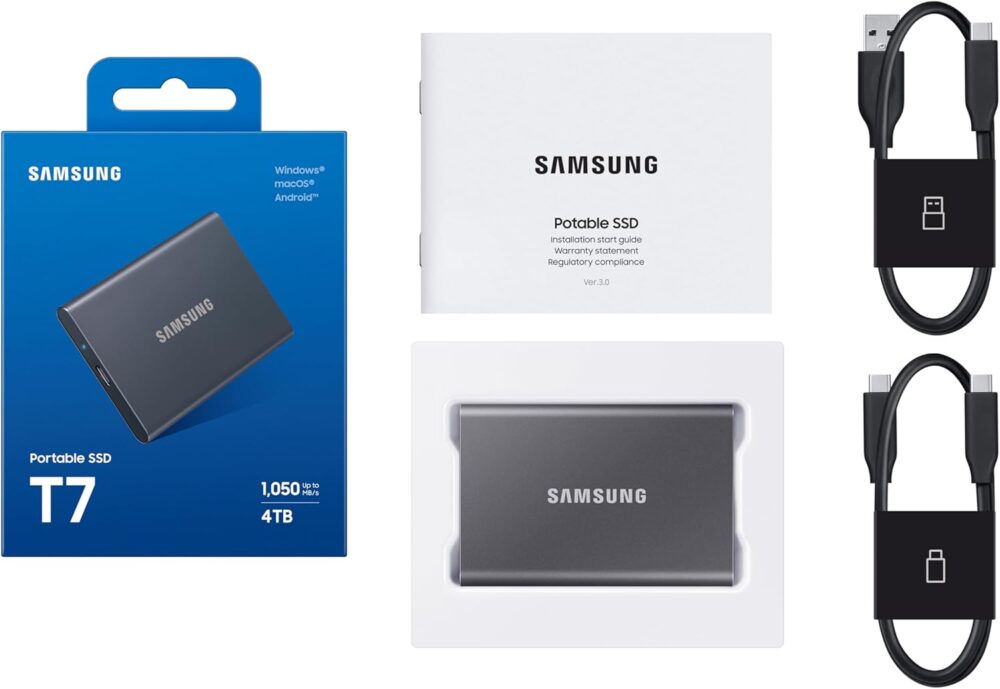 SAMSUNG T7 Portable SSD, 2TB External Solid State Drive - Image 2